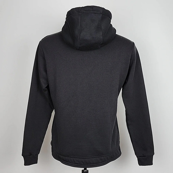 ⭐️3/ $30⭐️ Lonsdale Women's Black Pullover Hoodie Top Fleece Gold Print Size 4 - Picture 4 of 15